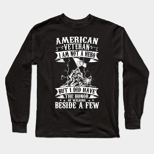 VETERAN Gift Long Sleeve T-Shirt by woormle